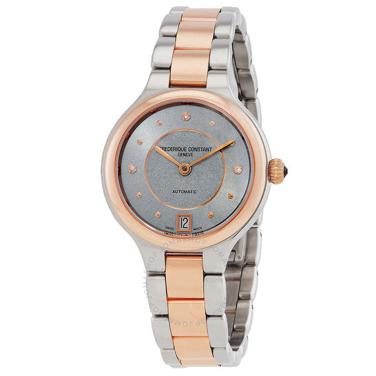 Frederique Constant, Delight Automatic Diamond Blue Dial Ladies Watch