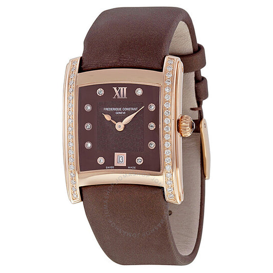 Frederique Constant, Delight Brown Dial Ladies Watch