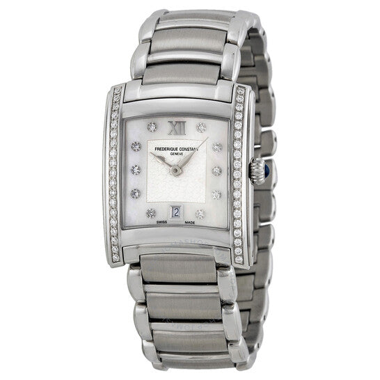 Frederique Constant, Delight Mother of Pearl Dial Stainless Steel Watch