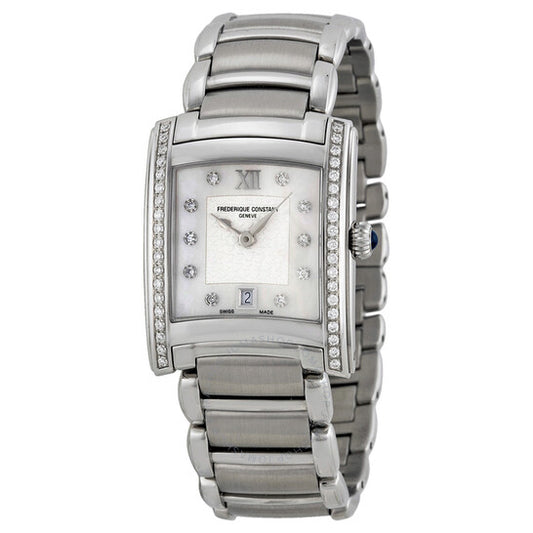 Frederique Constant, Delight Mother of Pearl Dial Stainless Steel Watch