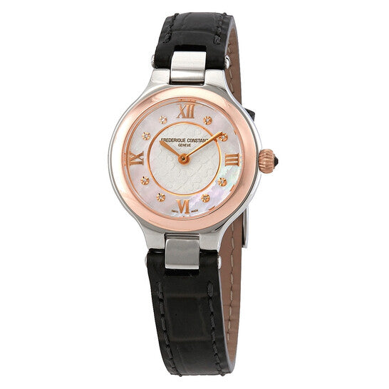 Frederique Constant, Delight Silver Diamond Dial Ladies Watch
