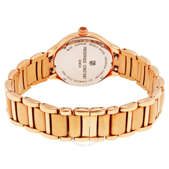 ساعة فريدريك كونستانت ديلايت النسائية بمينا من عرق اللؤلؤ