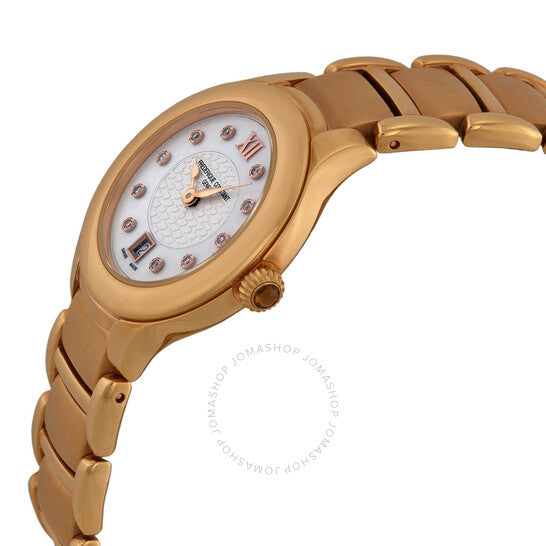 Frederique Constant, Delight White Dial Rose Gold-plated Ladies Watch