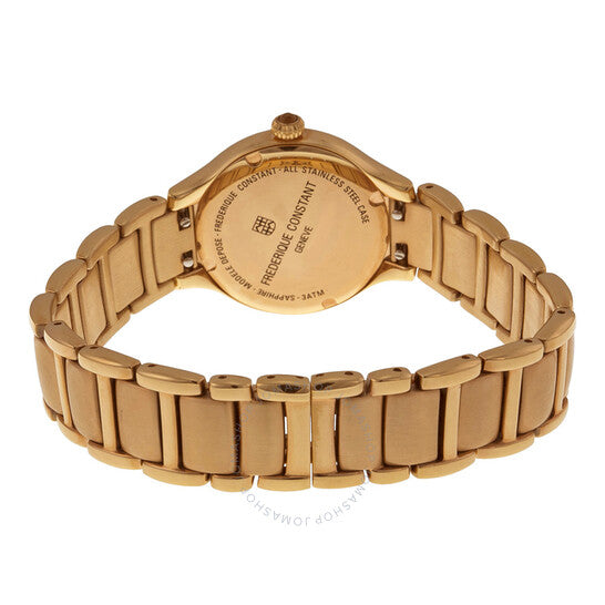 Frederique Constant, Delight White Dial Rose Gold-plated Ladies Watch