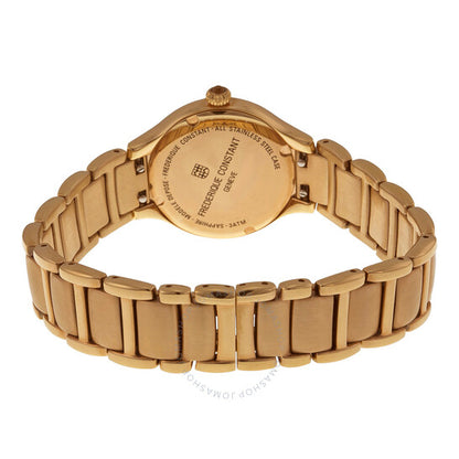 Frederique Constant, Delight White Dial Rose Gold-plated Ladies Watch