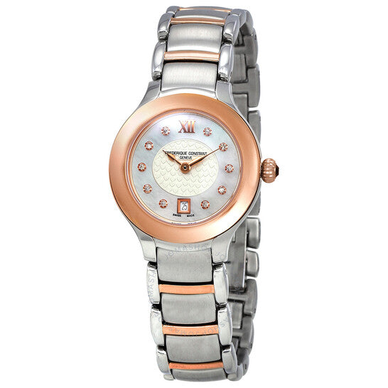 Frederique Constant, Delight White Mother of Pearl Dial Ladies Watch
