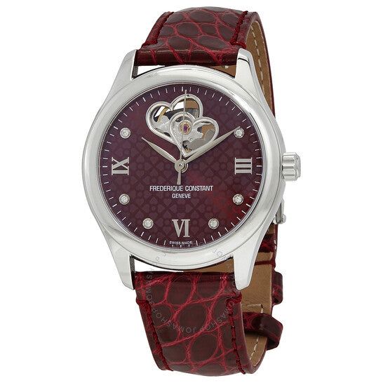 Frederique Constant, Double Heart Beat Automatic Diamond Ladies Watch
