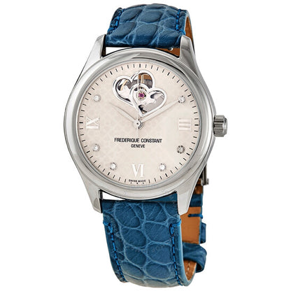 Frederique Constant, Double Heart Beat Automatic Diamond Ladies Watch