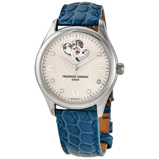 Frederique Constant, Double Heart Beat Automatic Diamond Ladies Watch