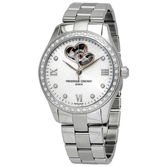 Frederique Constant, Double Heart Beat Automatic Diamond Ladies Watch