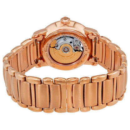 Frederique Constant, Double Heart Beat Brown Dial Automatic Ladies