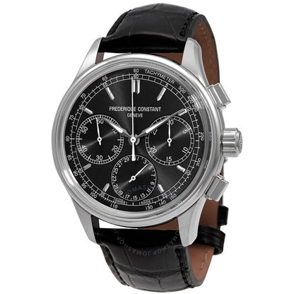 Frederique Constant, Flyback Chronograph Automatic Black Dial Men's Watch