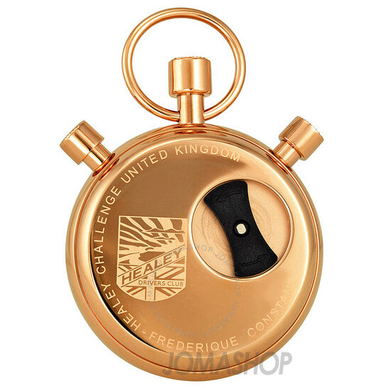 ساعة فريدريك كونستانت هيلي كرونوغراف أوتوماتيكية للرجال بمينا بني