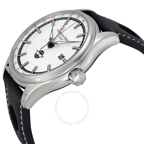 Frederique Constant, Healey GMT Silver Dial Men's Watch 350HS5B6