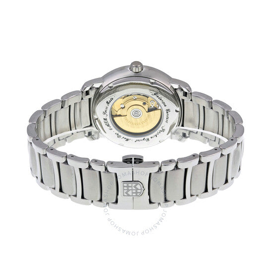 Frederique Constant, Heart Beat Silver Guilloche Stainless Steel Men's Watch