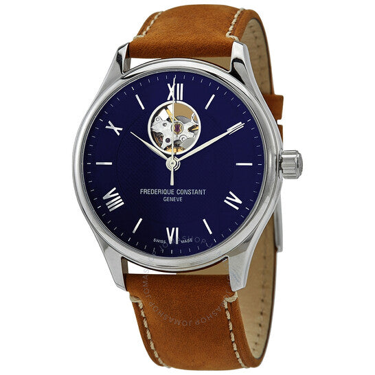 Frederique Constant, Heartbeat Automatic Blue Dial Men's Watch