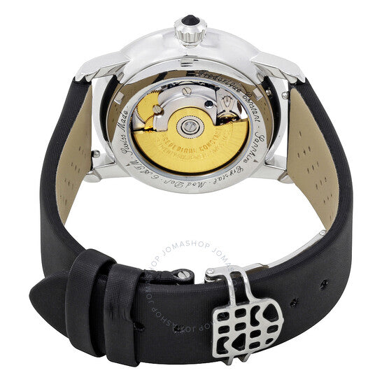 Frederique Constant, Heartbeat Automatic Diamond Black Dial Ladies Watch