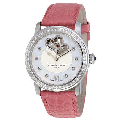 Frederique Constant, Heartbeat Automatic Diamond Dial Ladies Watch