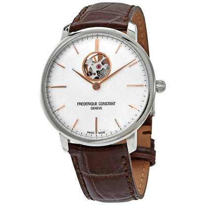 Frederique Constant, Heartbeat Automatic White Dial Men's Watch