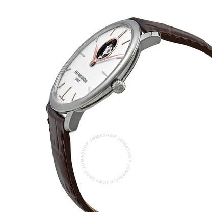 Frederique Constant, Heartbeat Automatic White Dial Men's Watch