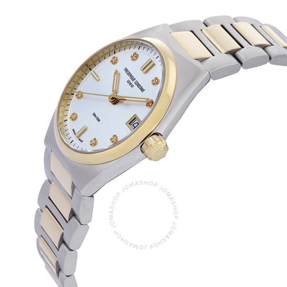 Frederique Constant, Highlife Quartz Diamond Silver Dial Ladies Watch