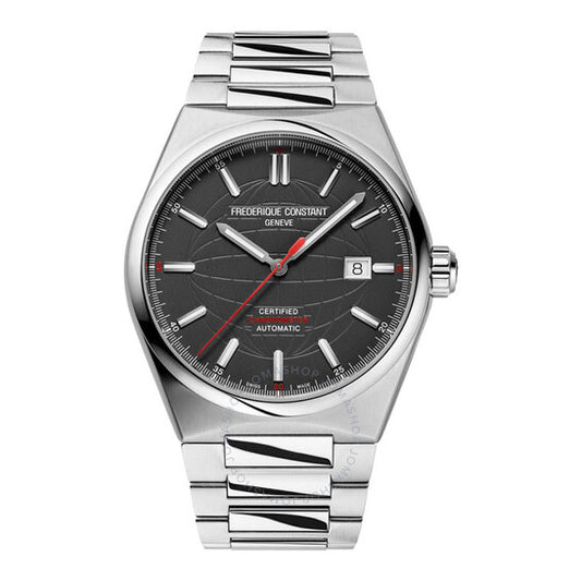ساعة فريدريك كونستانت هاي لايف أوتوماتيكية للرجال بمينا رمادي