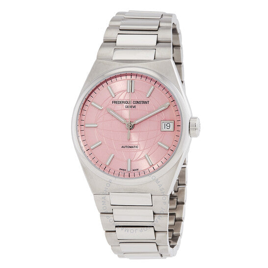 Frederique Constant, Highlife Automatic Pink Dial Ladies Watch