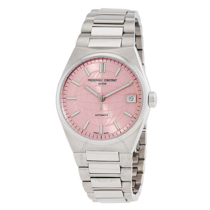 Frederique Constant, Highlife Automatic Pink Dial Ladies Watch