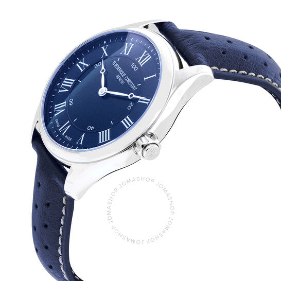 Frederique Constant, Horological Quartz Blue Dial Men's Smart Watch