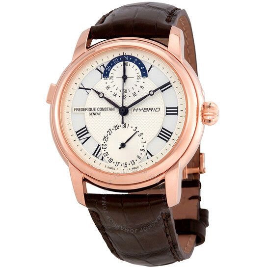 Frederique Constant, Hybrid Manufacture Automatic Silver Dial Men's Smart Watch