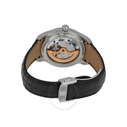 Frederique Constant, Maxi Manufacture Silver Guilloche Leather Men's Watch