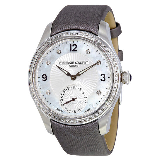 Frederique Constant, Maxitime Mother of Pearl Dial Diamond Ladies Watch