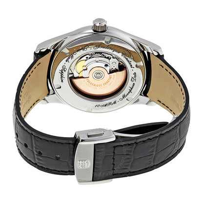 Frederique Constant, Moontimer Black Dial Stainless Steel Men's Watch