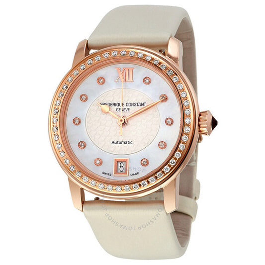 Frederique Constant, Mother of Pearl Dial Ladies Watch