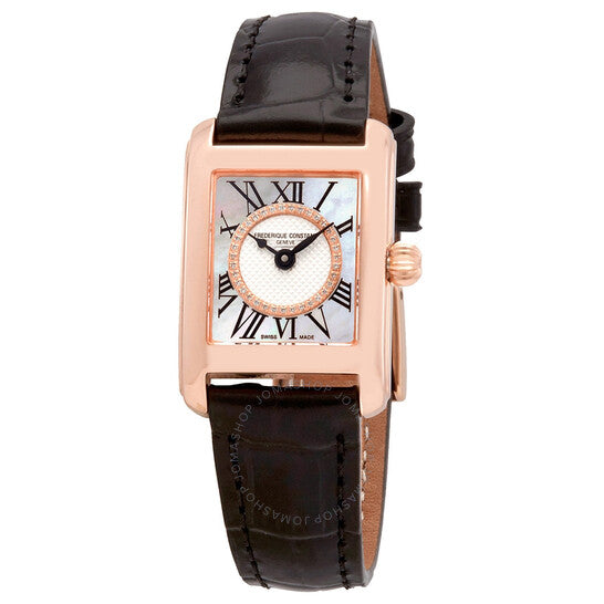 Frederique Constant, Mother of Pearl Diamond Dial Ladies Watch