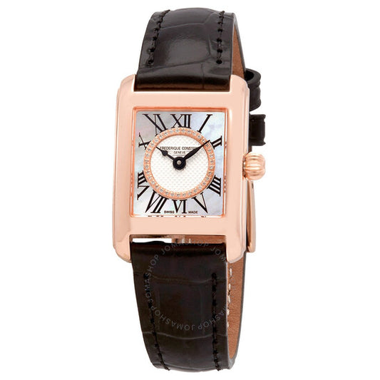 Frederique Constant, Mother of Pearl Diamond Dial Ladies Watch