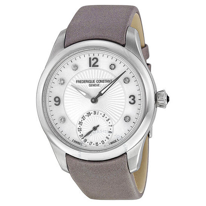 Frederique Constant, Mother of Pearl Leather Ladies Watch