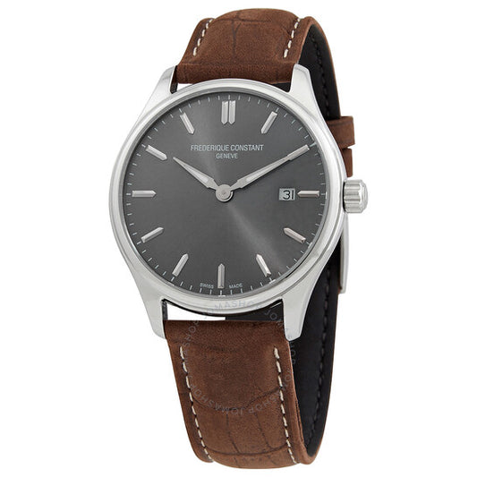Frederique Constant, Quartz Grey Dial Men's Watch