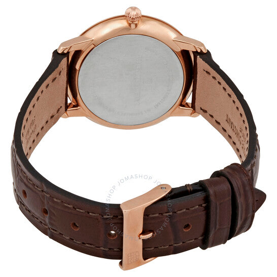 ساعة فريدريك كونستانت كوارتز نسائية بمينا فضي