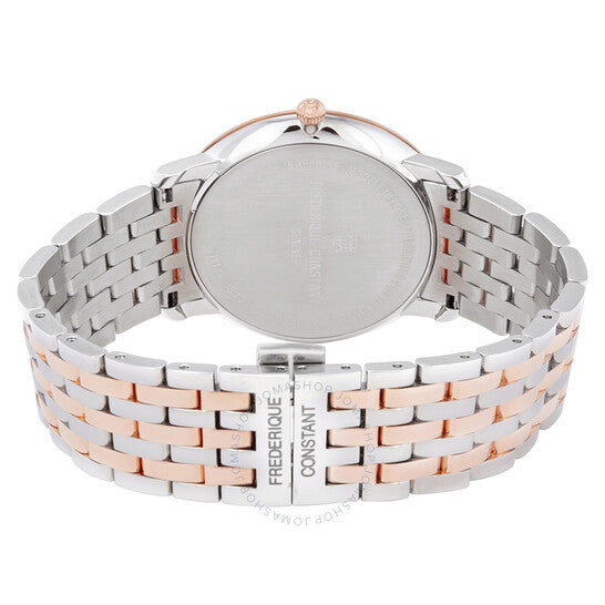 Frederique Constant, White Dial Two-tone Men's Watch