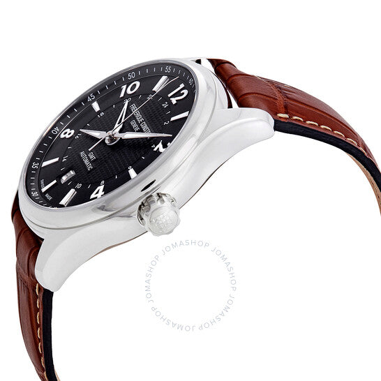 Frederique Constant, Runabout GMT Automatic Black Dial Men's Watch