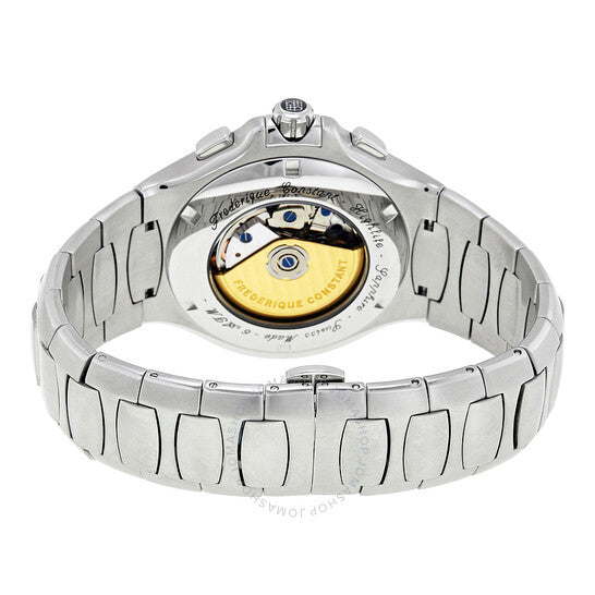 ساعة فريدريك كونستانت أوتوماتيكية للرجال بمينا فضي