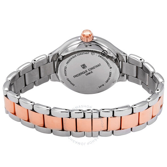 Frederique Constant, Silver Dial Ladies Two-tone Horological Smartwatch
