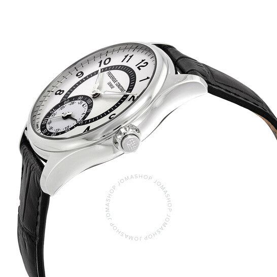 Frederique Constant, Silver Dial Men's Leather Horological Smartwatch