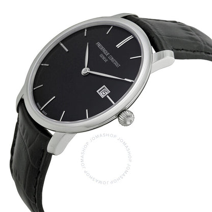 Frederique Constant, Slim Line Automatic Black Dial Men's Watch