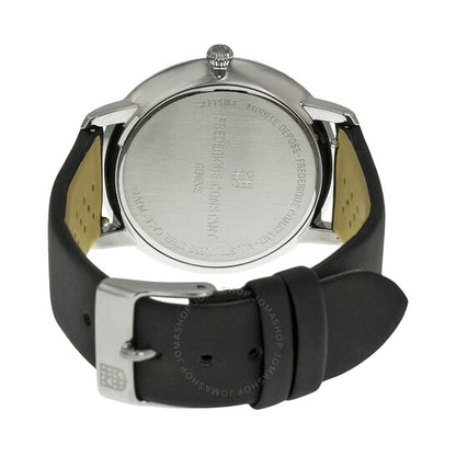 Frederique Constant, Slim Line Black Dial Diamond Ladies Watch