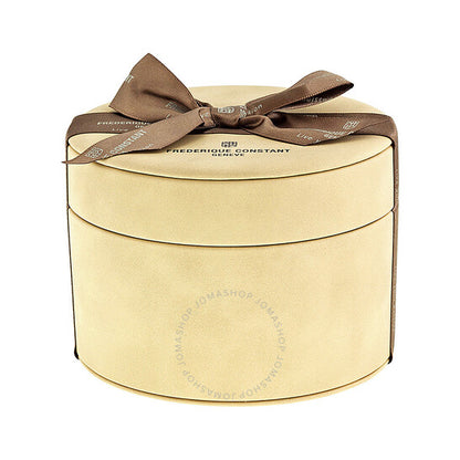 Frederique Constant, Slim Line Silver Dial Gold-plated Ladies Watch 235AS1S5