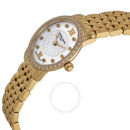 Frederique Constant, SlimLine other of Pearl Dial Ladies Watch