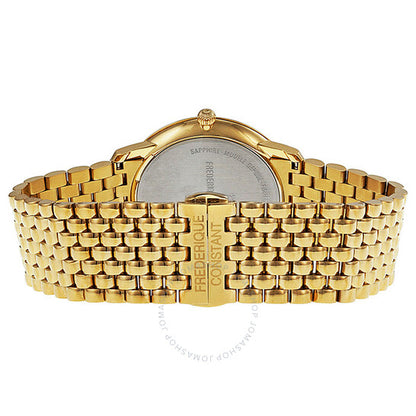 Frederique Constant, Slim Line Yellow Gold-plated Men's Watch