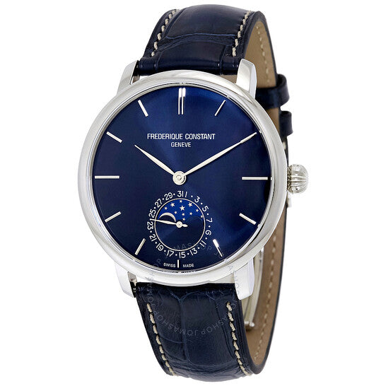Frederique Constant, Slimline Automatic Moonphase Blue Dial Men's Watch